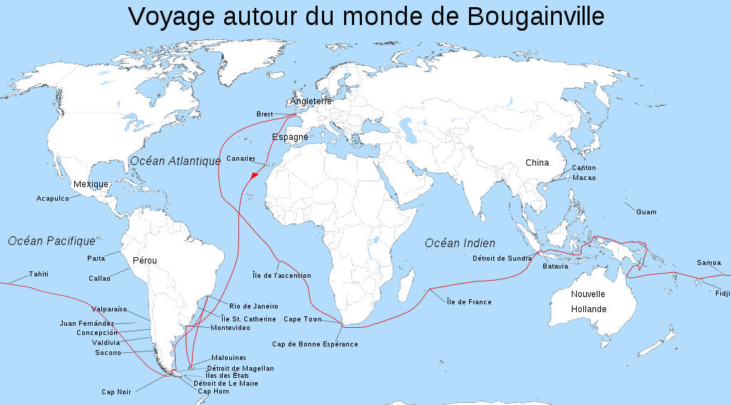 Voyage autour du monde par Bougainville