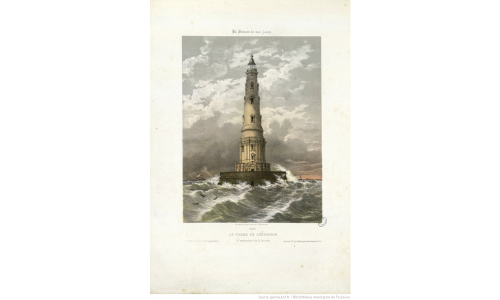 Le phare de Cordouan à l'embouchure de la Gironde par Charles Mercereau 